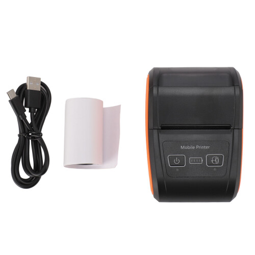Portable USB Bluetooth Thermal Receipt Printer 57mm 1500mAh 1
