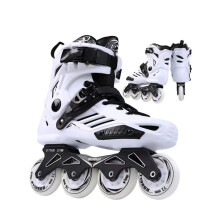 's and Adult Roller Skates, White, 36