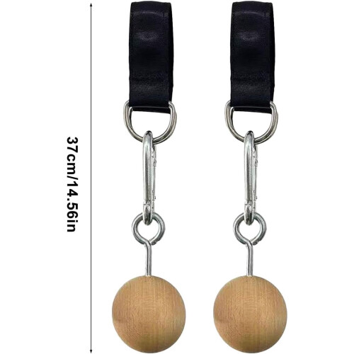 Pull Up Bar Ball Handle Strength Trainer for Forearm Biceps Back Workout 2