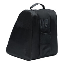 Ice Cobbler Bag Inline Skates Bag Roller Skates Bag with Ski Boot Bag Skating Shoes Storage Bag Black