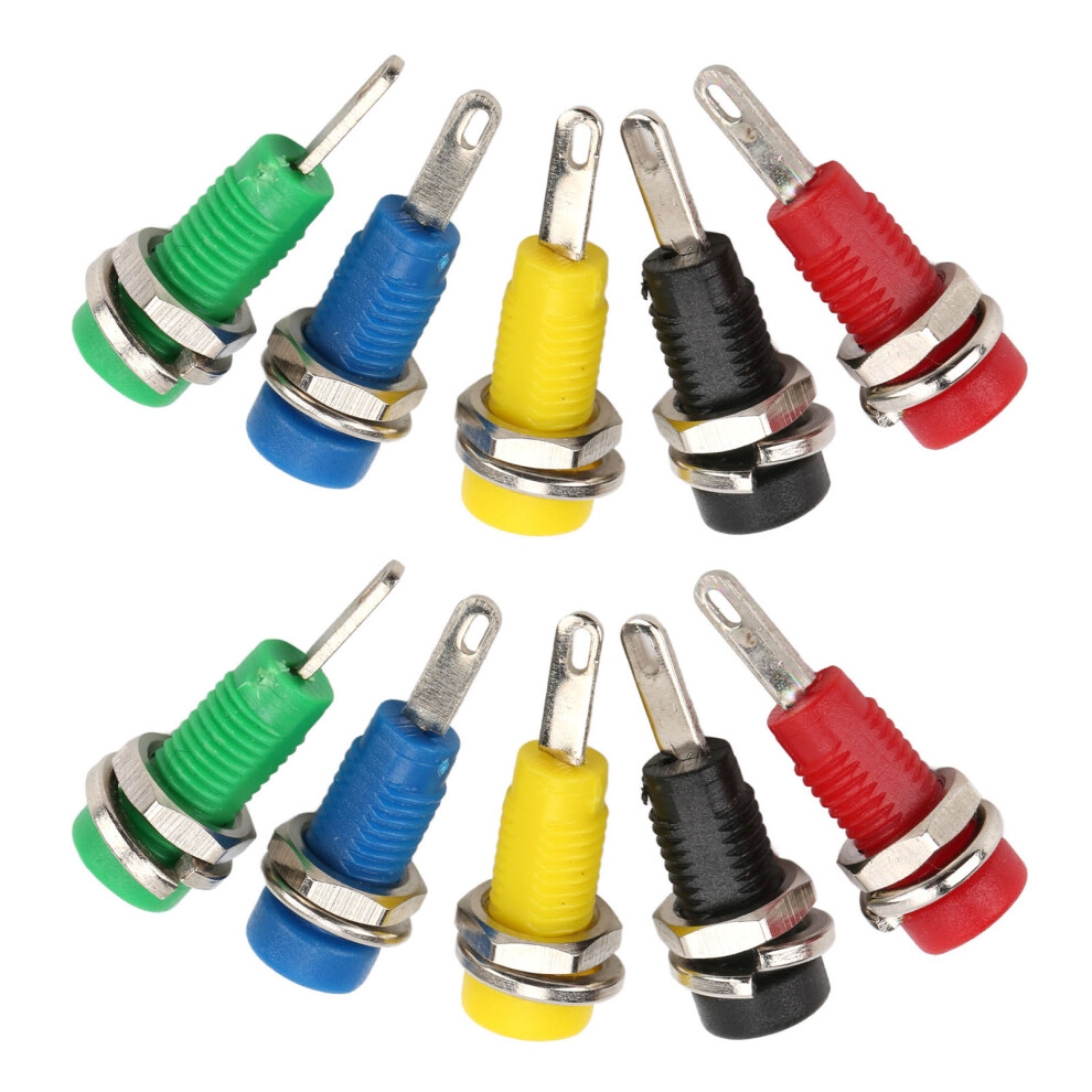 Versatile 2Mm Panel Socket J.40003 5 Colors 30Vac-60Vdc/10A Inverter Use 7891332981487