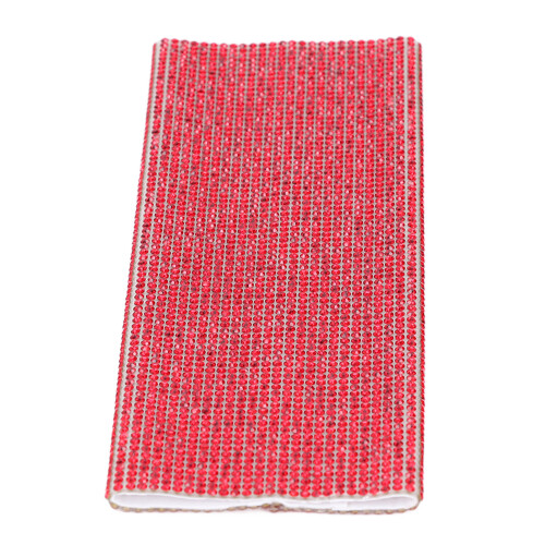 Manga para mango de micrófono roja 18x6cm 1.7oz con strass 2