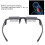 Gafas Perezosas Prisma Horizontal 103 g Vidrio ABS 4