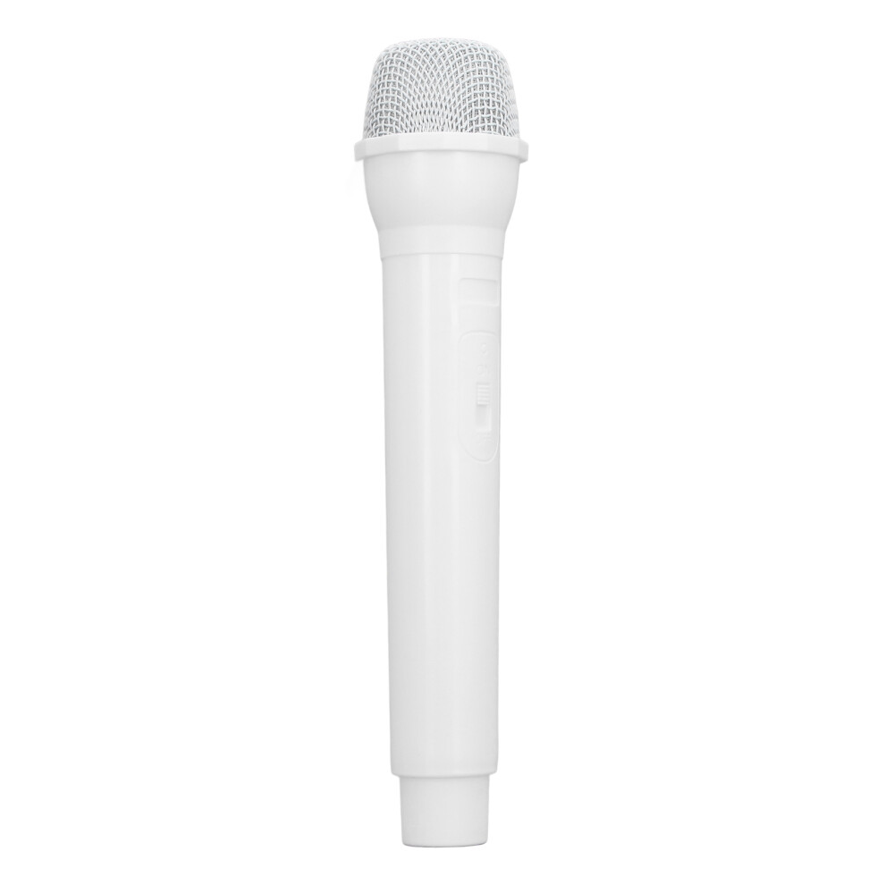 Fake Microphone Toy Prop - Abs - 57G - White 4341332981800