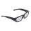 4 gafas de eclipse solar de ABS Negro/Verde/Naranja 8