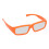 4 gafas de eclipse solar de ABS Negro/Verde/Naranja 12