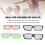 4 gafas de eclipse solar de ABS Negro/Verde/Naranja 3