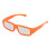 4 gafas de eclipse solar de ABS Negro/Verde/Naranja 6
