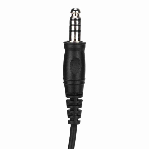 7.1mm Microfono da spalla 50mW Nero 2-Way XIR P8268 U94 2