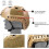 Airsoft PJ Tactical Helmet NVG Mount Side Rail Tan 4