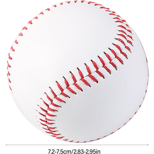 Outdoor Sports Exercise Training Baseball Replacement Soft PVC Baseball Softballs Standard Ref: 4185 2