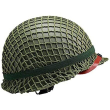 US M1 Military Steel Helmet Reproduction Reproduction US Army M1 Helmet WW2 Mesh Canvas Chin Strap DIY Painting CS Game Hunting
