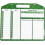 Baseball Board Magnetic Dry Erase Board with Name Card Set Ref: 1901 5