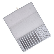 Alfombrilla de secado para platos con rejilla, 395 g, 36,7x49x39 cm