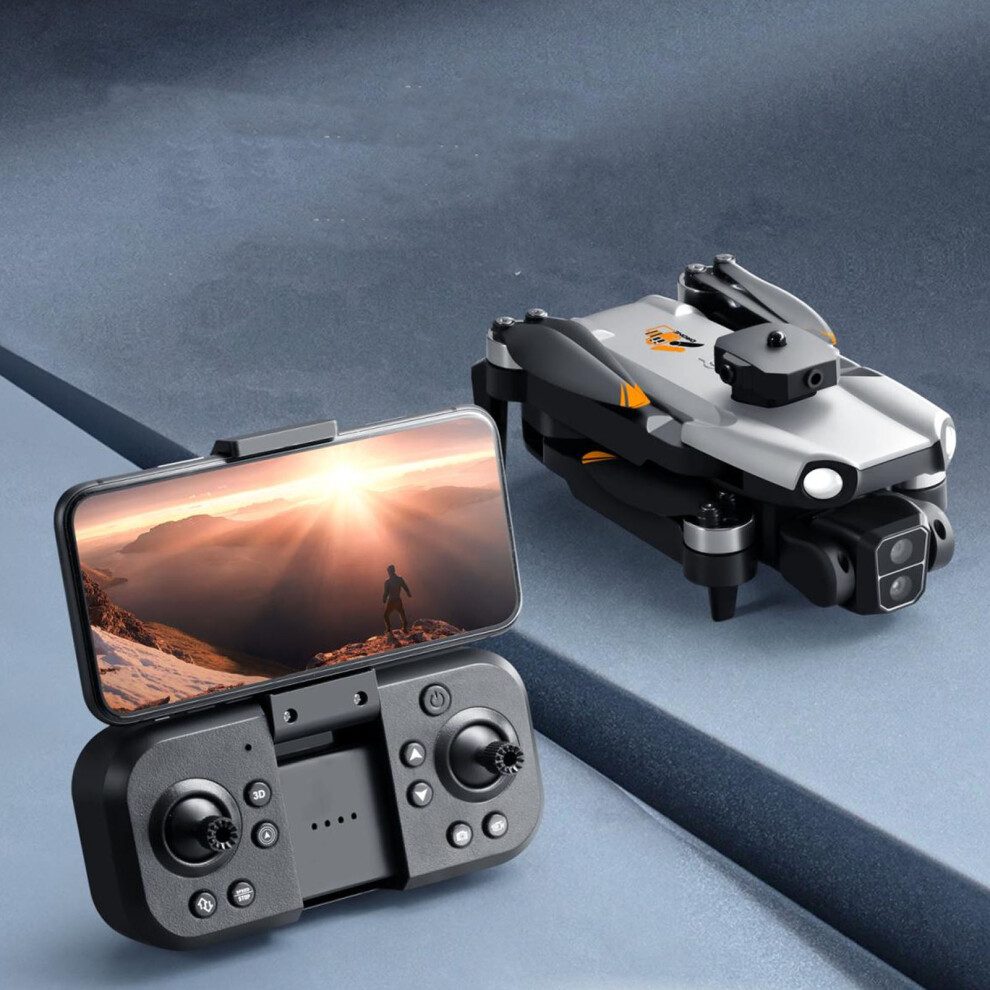 Rc-Drohne 4K Dualkamera 4-Seitige Hindernisvermeidung Optischer Fluss Positionierung Wifi Fernbedienung Quadcopter Schwarz-image