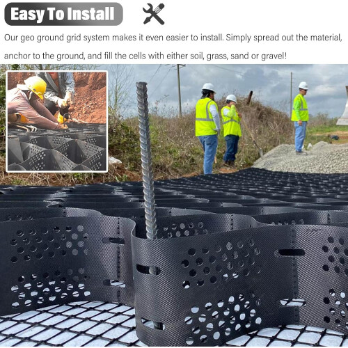 Soil Protection Grid Honeycomb Geocell for Erosion Control 1