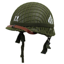 US Army M1 Replica Steel Helmet With Mesh Chin Strap