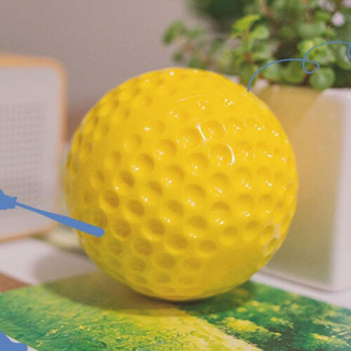 Field Training Baseballs Studded Design Yellow Color 22,9 cm 1