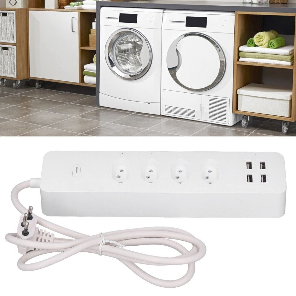 Smart Power Strip 2500W Wifi Surge Protector 4 Outlets 4 Usb Brazil 4181332988887