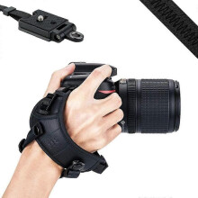 JJC DSLR Camera Grip Strap with Arca Swiss Type Plate for Canon EOS 6D Mark II 5D Mark IV III 7D 200