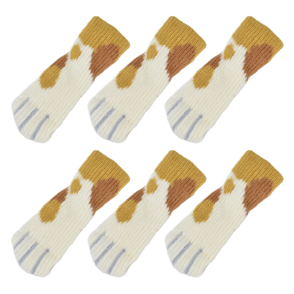 20Pcs Furniture Leg Covers, 11.5Cm Elastic Knitted Floor Protectors 3541332990579