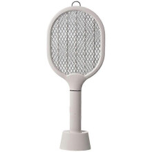 Mosquito Bug Zapper,2 in 1 Mosquito Swatter,Lithium USB Rechargeable Mosquito Swatter,Electric Mosqu