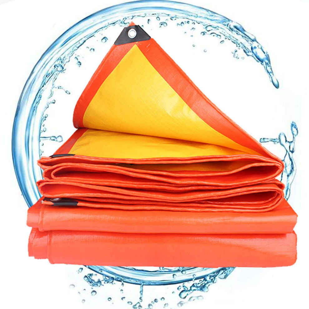 6X10m Waterproof Uvresistant Tarp With Rust Eyelets 6276012186504