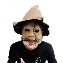 Horror grimace mask devil masquerade halloween party costumes play out party scary props scarecrow m