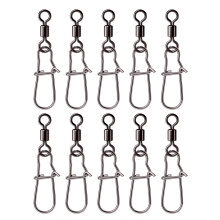 Highstrength Swivel Round Ballbearing Fishing Swivels 10-Pack