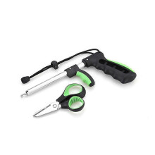 Fish Hook Remover Fishing Tackle Fishing Tool Fishing Gear, Spring-loaded Handle, Upgrade Sharp Fish
