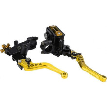 1 Pair 7/8"(22mm) Universal Motorcycle Brake Clutch Master Cylinder Reservoir Levers Brake Clutch Le