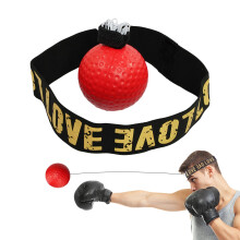 Boxing Reflex Ball with Headband for Reaction, Speed, Combat Training