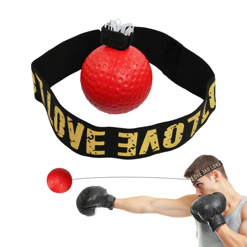 Boxing Reflex Ball with Headband for Reaction, Speed, Combat Training