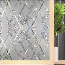 45*200cm bamboo electrostatic glue free adhesive free glass film is translucent and opaque to prot