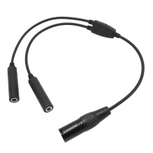 Adaptateur casque d'aviation GA à double fiche Airbus à 5 broches
