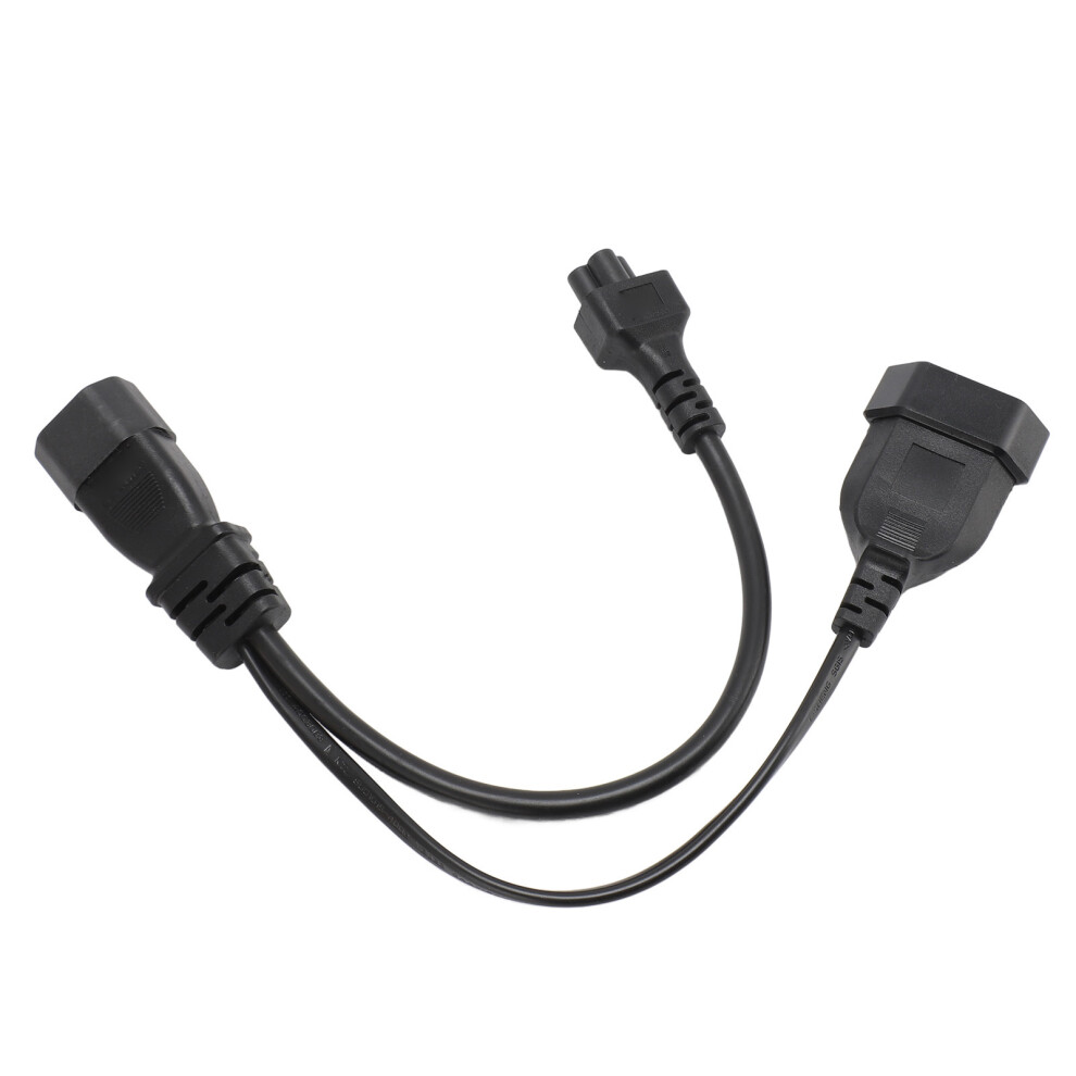 C14 To C5 Y Splitter Power Cord, 0.32M/1Ft, Eu4.0 8421332993679