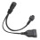 Separatore a Y da IEC C14 a C5 0.32m 1ft Nero EU4.0 13