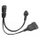 Separatore a Y da IEC C14 a C5 0.32m 1ft Nero EU4.0 16