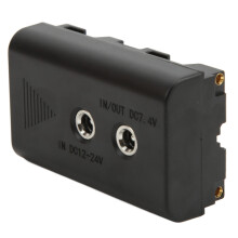Dummy-Batterie-Stromversorgung mit DTAP-Kabel für Sony NPF550/570/970