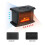 Desktop warm air heater smokeless simulated flame heater with remote control 2