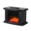 Desktop warm air heater smokeless simulated flame heater with remote control 5