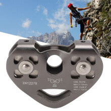 ZWA006 Puleggia Zipline Grigia in alluminio 280g