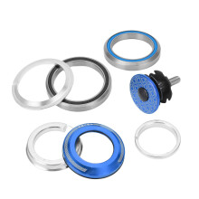 Jeu de direction pour fourche avant 42x52mm, alliage d'aluminium, bleu