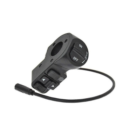 Three-in-one Switch Electric Bicycle Scooter Headlight Turn Signal Horn Control Button Self-locking