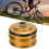 Testa sterzo da 44 mm, cuscinetti doppi e forcella anteriore MTB da 110 g 14