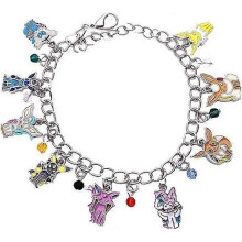 Eevee Evolutions Charm Bracelet Gifts for Girl Woman