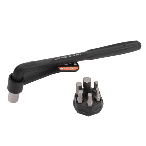 Llave dinamométrica de cromo-vanadio de 10-20 N.m con hex interno 1
