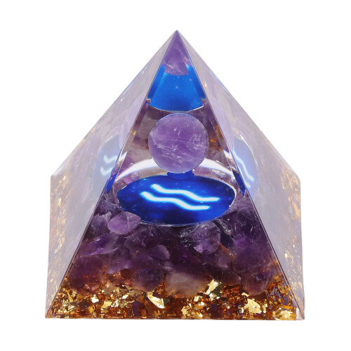 Sternbild Pyramidenstein 5x5x5 cm Wassermann 2