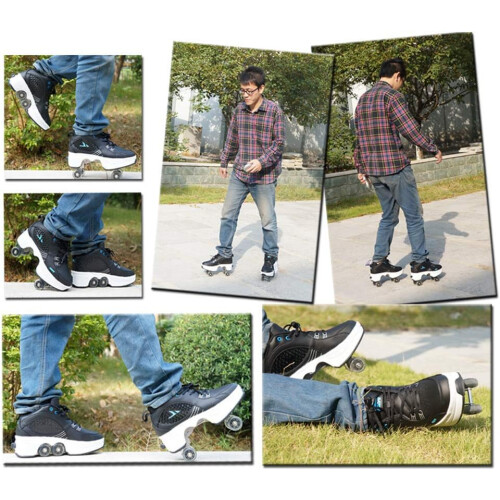 Adjustable Multipurpose Outdoor Shoes, Black 37 1