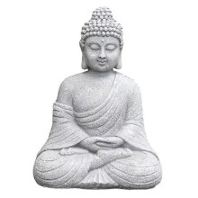 Vintage Garden Buddha Statue Indoor Outdoor Garden Buddhism Figurine Sculpture Home Office Decor Or
